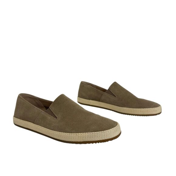 Vince Suede Espadrille Slip On Loafers Taupe Mens Size 9.5 EU 43 Casual Shoes main image 6
